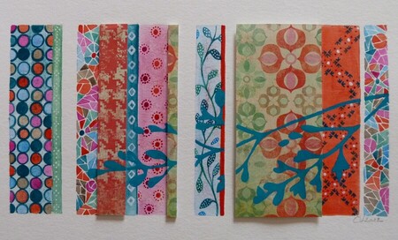 "Code barres 1", techniques mixtes, 10x20 cm, novembre 2012 (vendu)