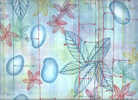 "Explosion de fleurs 3", aquarelle, 24x32 cm, mars 2010 (vendu)