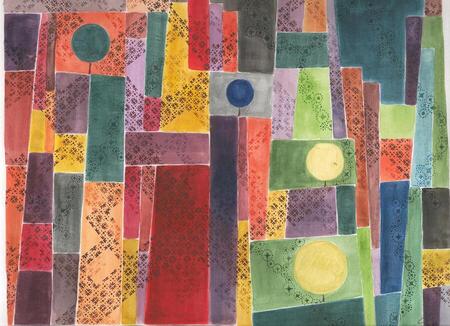 "Hommage &agrave; PK", aquarelle, 24x29 cm, septembre 2009 (collect. perso)