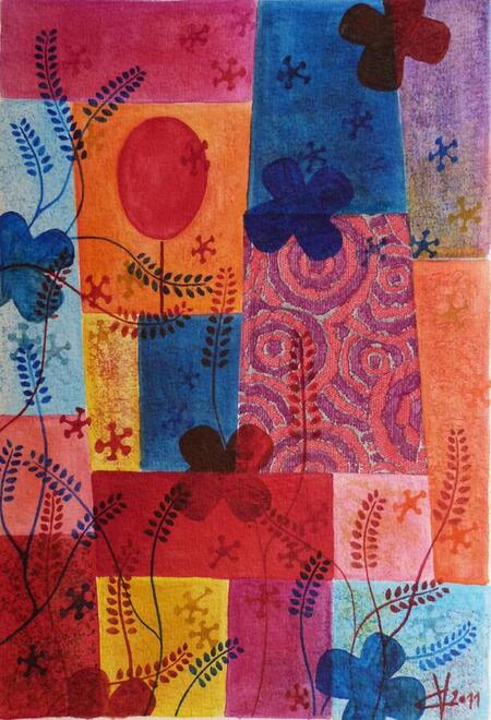 "Inspiration PK7", techniques mixtes, 13x18 cm, septembre 2011