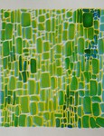 "Yellow green", aquarelle sur papier, 24x27 cm, janvier 2019